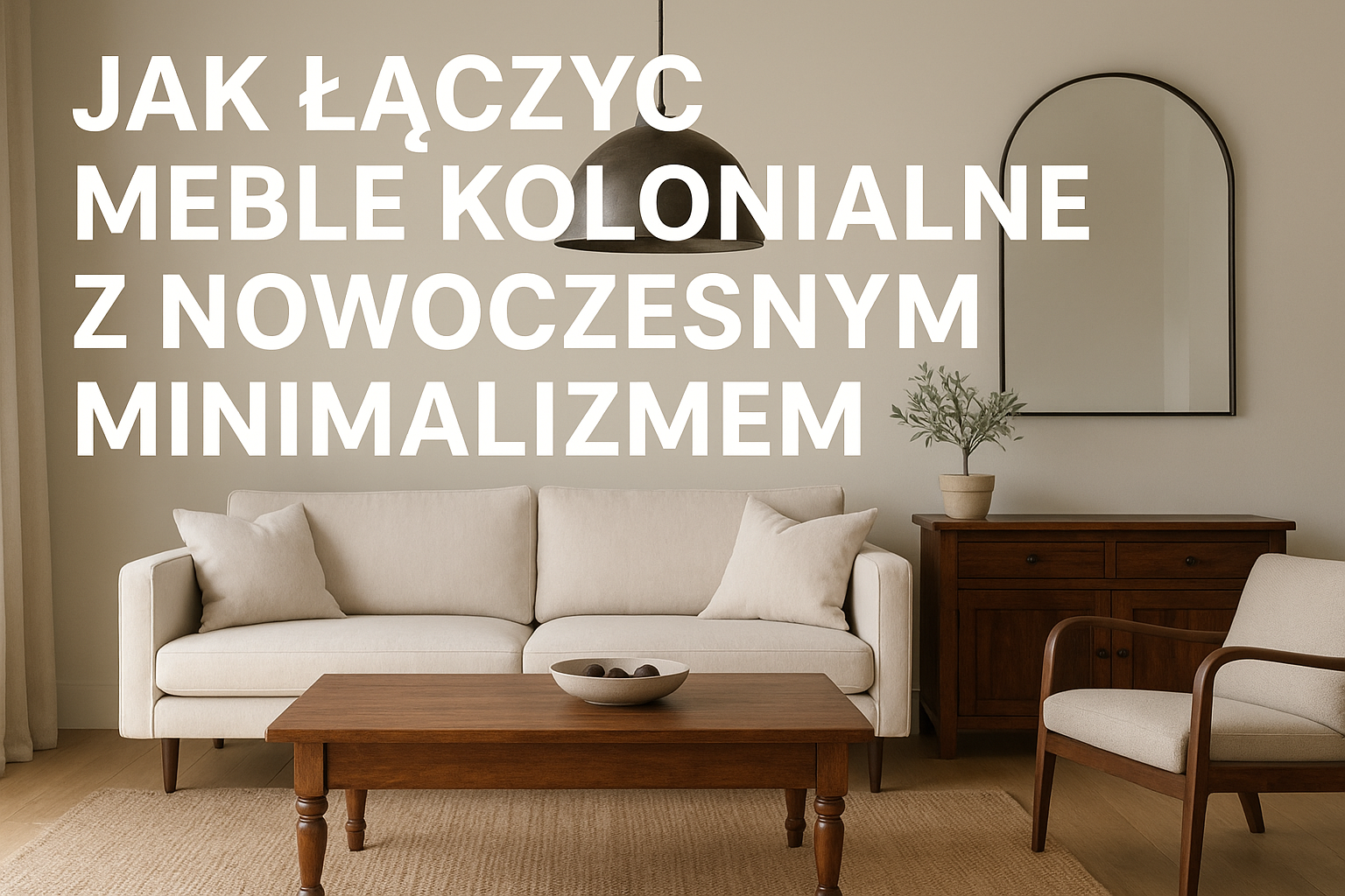 Jak połączyć meble kolonialne z minimalizmem? Kompletny przewodnik 2025