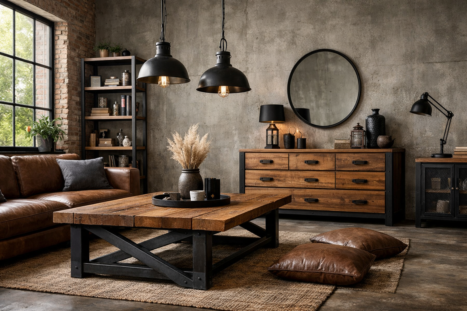 Jak meble industrialne zmieniają charakter wnętrza? Inspiracje i pomysły na aranżację
