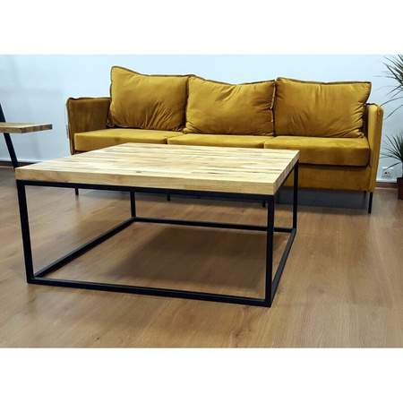 Stolik kawowy industrialny 80x80