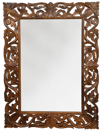 Lustro w drewnianej ramie 120x90