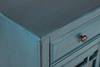 Mała drewniana komoda z szufladą Antique Blue