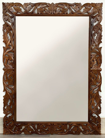 Lustro w rzeźbionej ramie 120x160