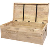 Drewniany kufer z mango 120 cm - natural