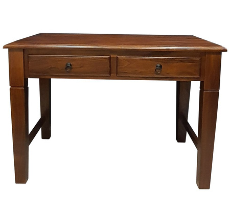 Stół kuchenny-biurko z akacji indyjskiej – ciepły brąz